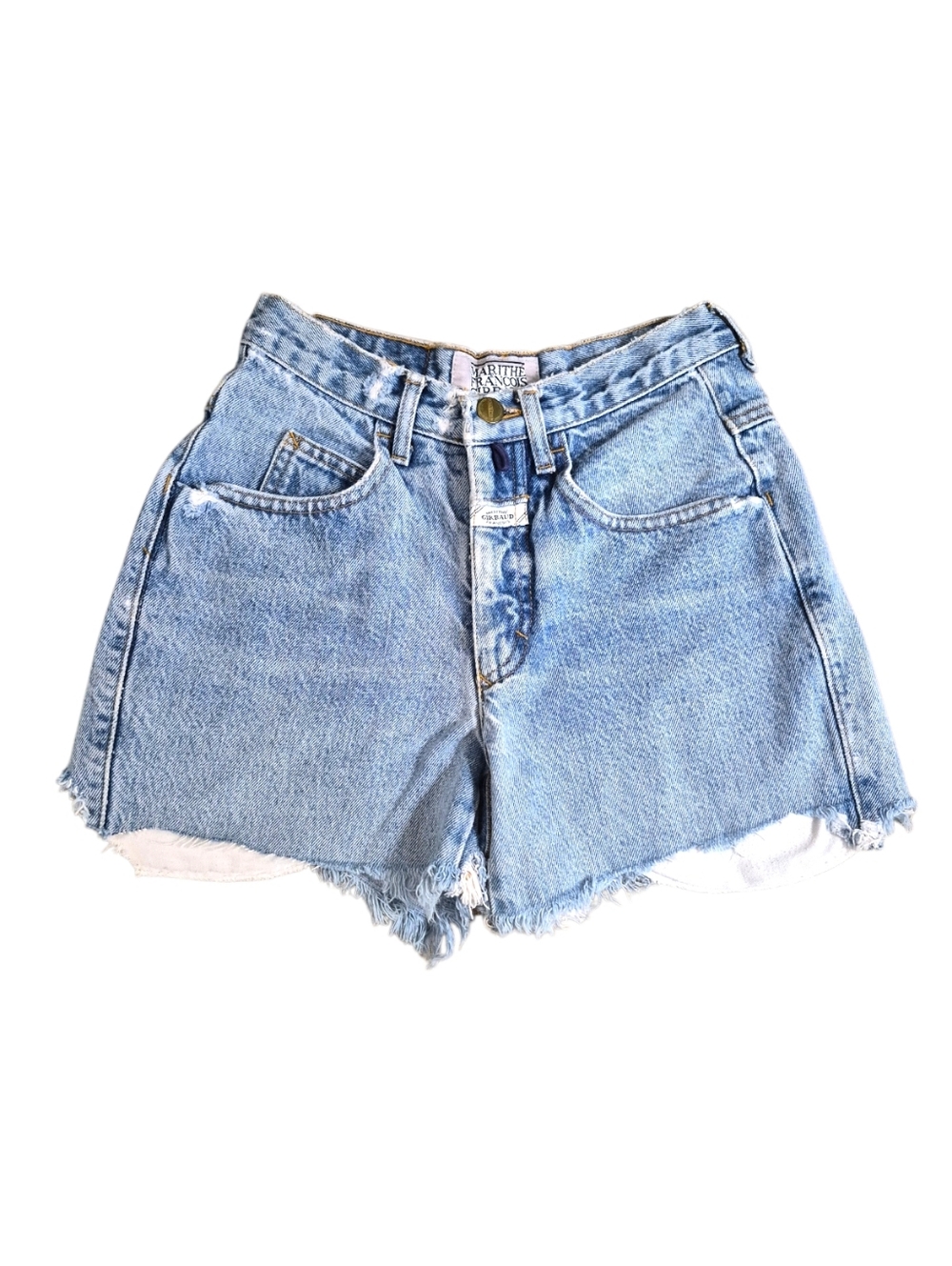 MARITHE FRANCOIS GIRBAUD Vintage Cut-off Jean Shorts 3/4
